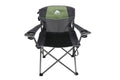 Ozark Trail Oversized Big and Tall Camp Chair with Cup Holders, Green, Adult,