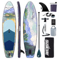 Rayocon Inflatable Paddle Board for Adults, 10'6 Stand Up Paddle Board, Wide Stable Touring SUP with Pump and Dry Bag