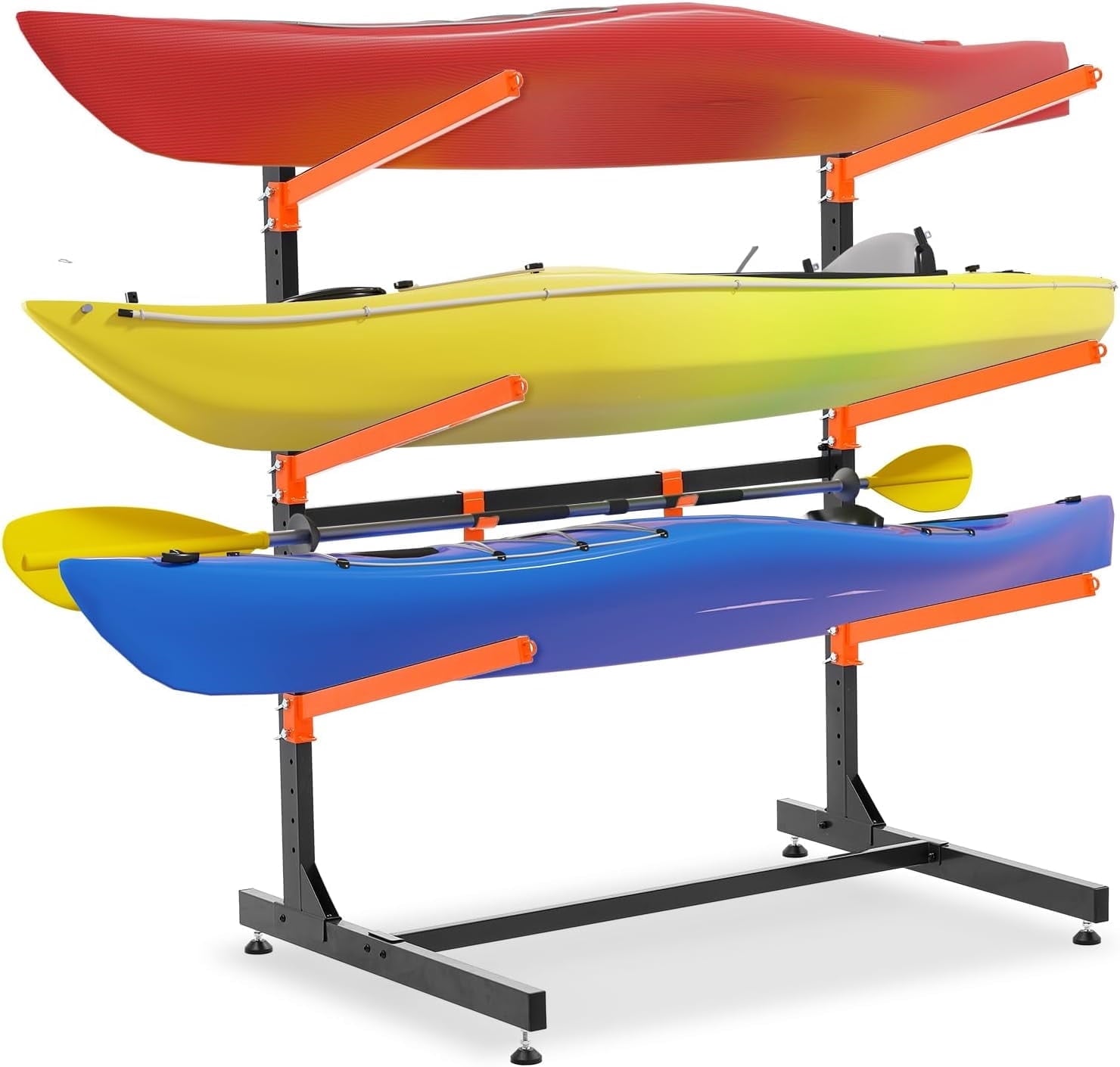UOKRR Freestanding Kayak Storage Rack Heavy-Duty Canoe Stand
