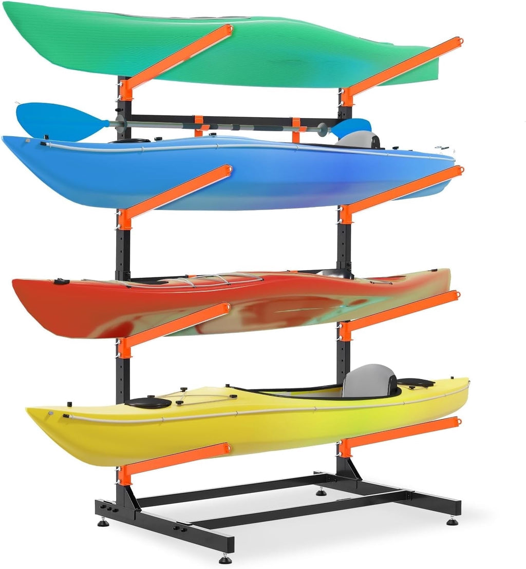 UOKRR Freestanding Kayak Storage Rack Heavy-Duty Canoe Stand