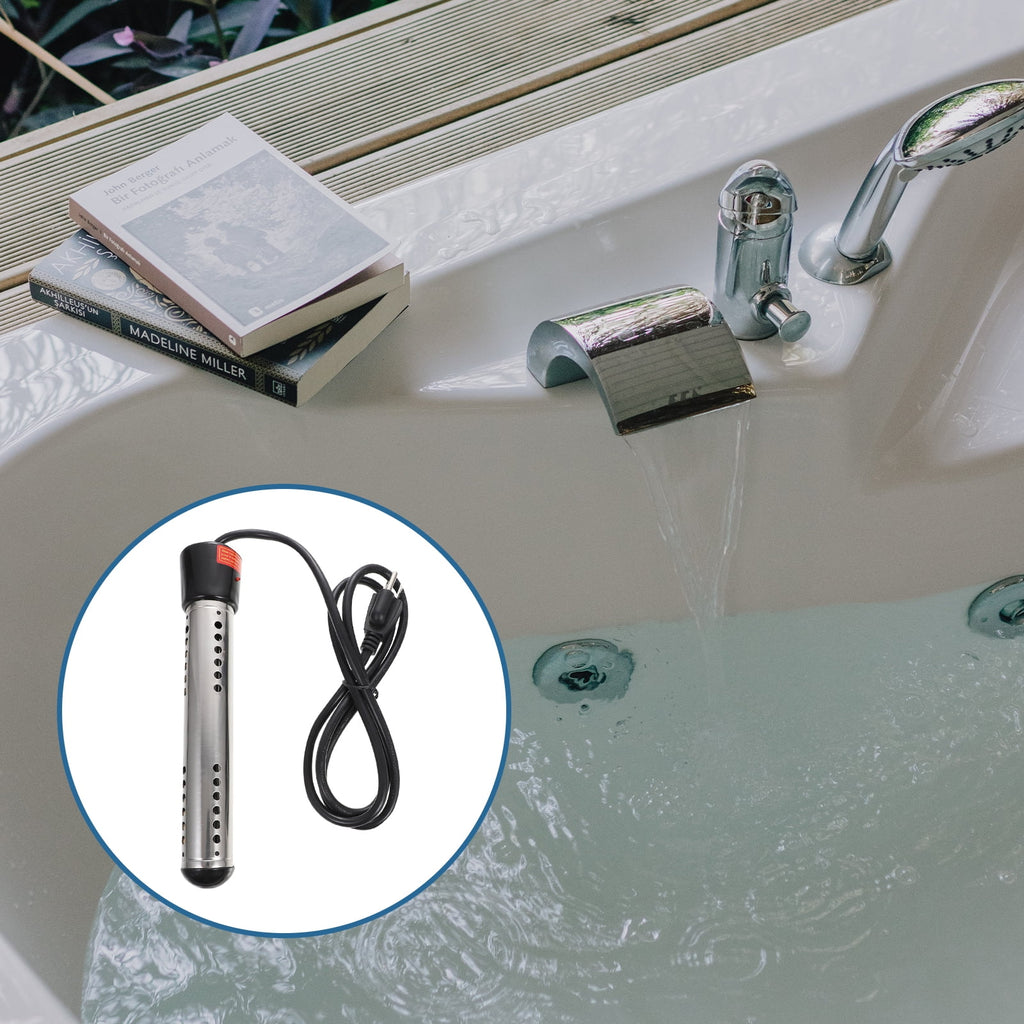TOYMYTOY Above Ground Pool Water Heater with Stainless Steel for Even Heat Dissipation