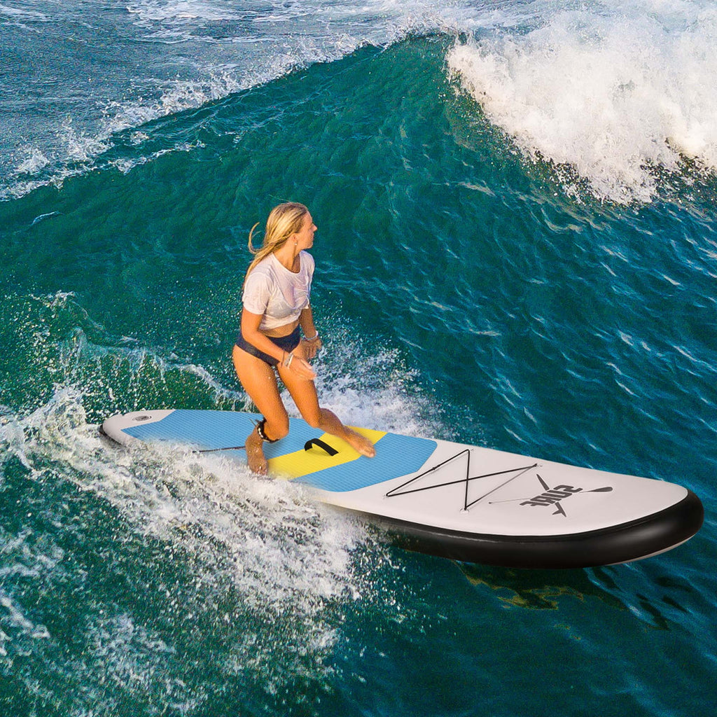 Naipo 10FT Inflatable Paddle Board Stand Up Paddle Board SUP Board with 120x30x6 for Youth & Adults Summer