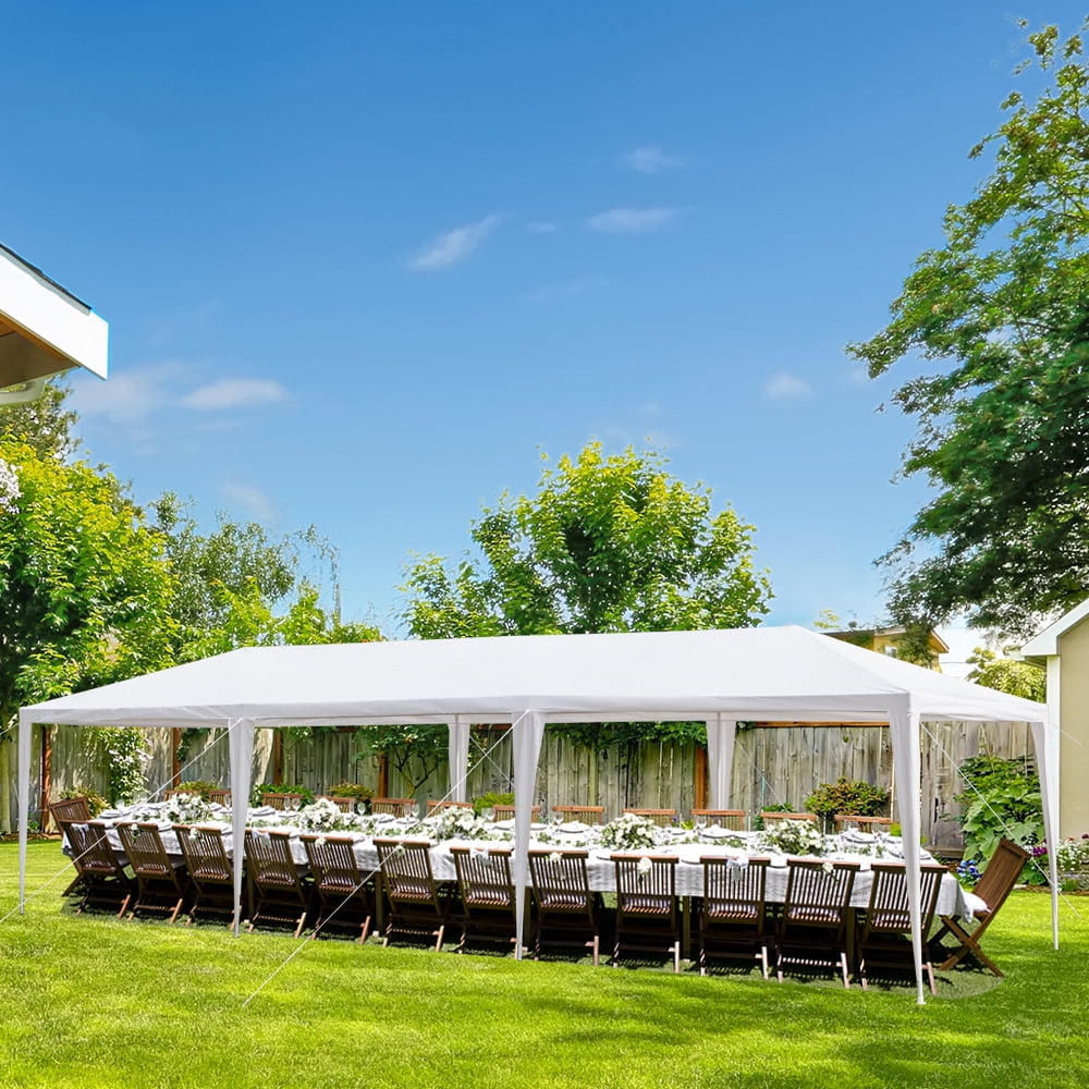 Ktaxon 10' X 30' Canopy Tent with 8 Side Walls for Party Wedding Camping and BBQ