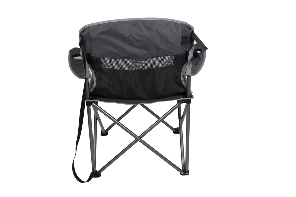 Ozark Trail Oversized Big and Tall Camp Chair with Cup Holders, Green, Adult,