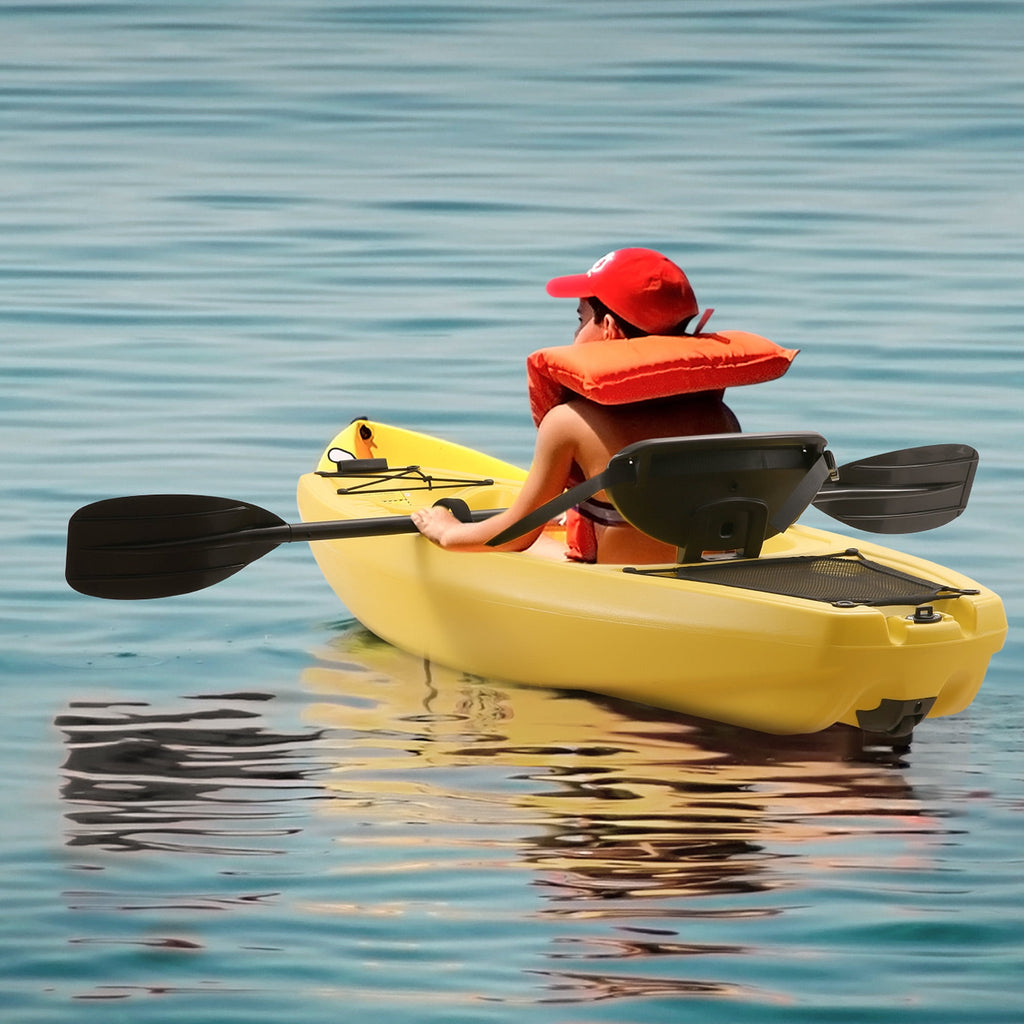 Naipo Kayak with paddle 6.5FT Kayak 4 Level Footrest Sit On Top for Youth Kid to Teen Up to 121lbs