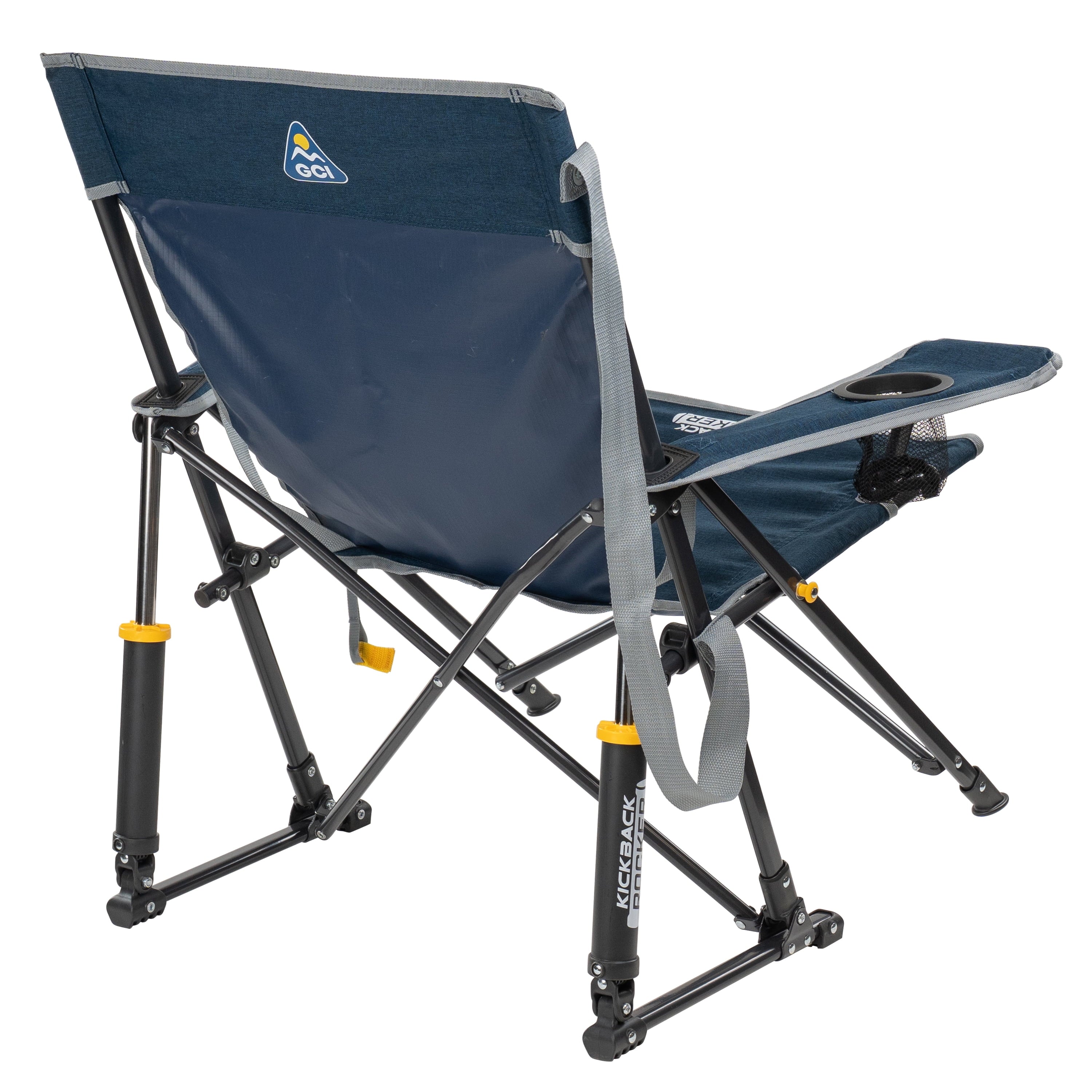 GCI Outdoor Kickback Rocker Low Profile Rocking Camp Chair, Summer Floral