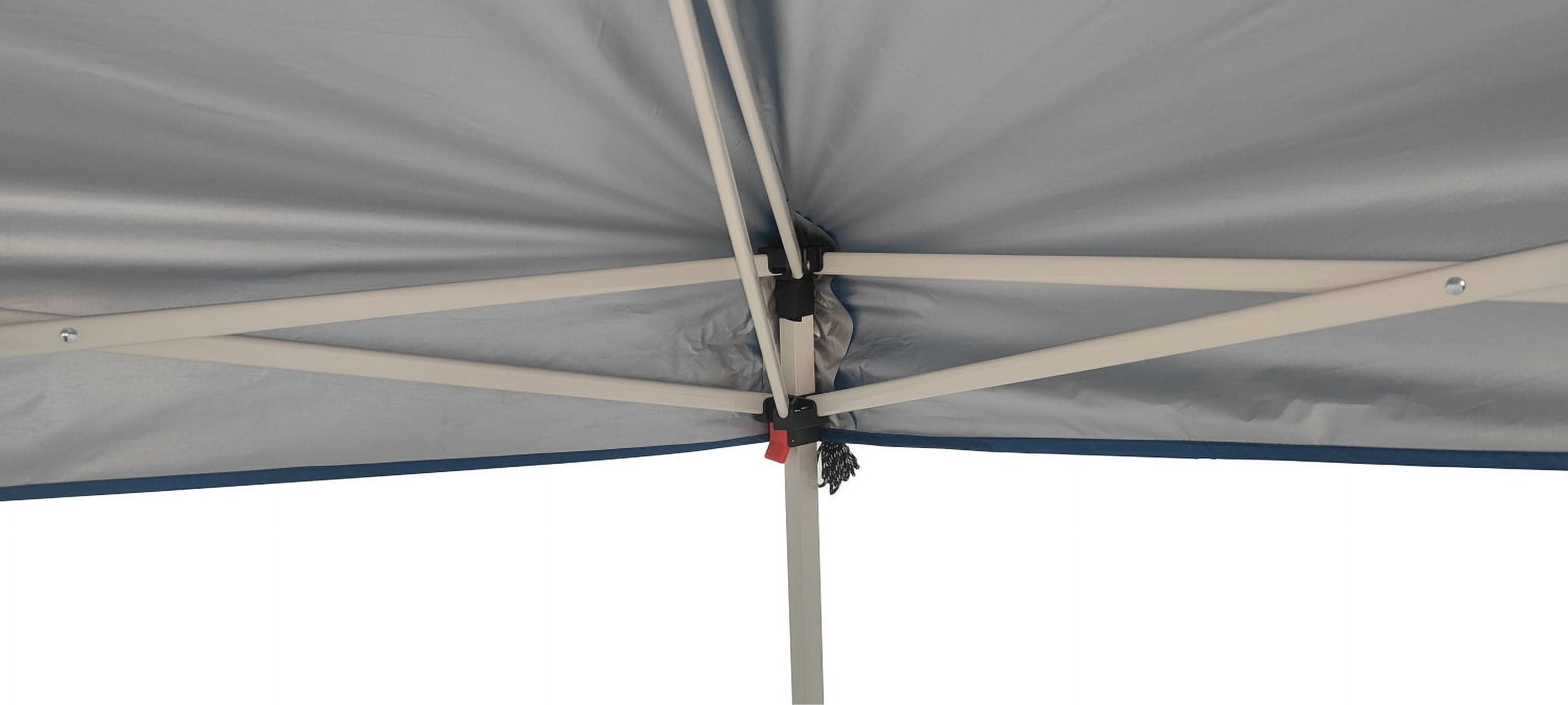 Ozark Trail 10' x 10' Instant Slant Leg Canopy Outdoor Shading Shelter, Dusty Blue