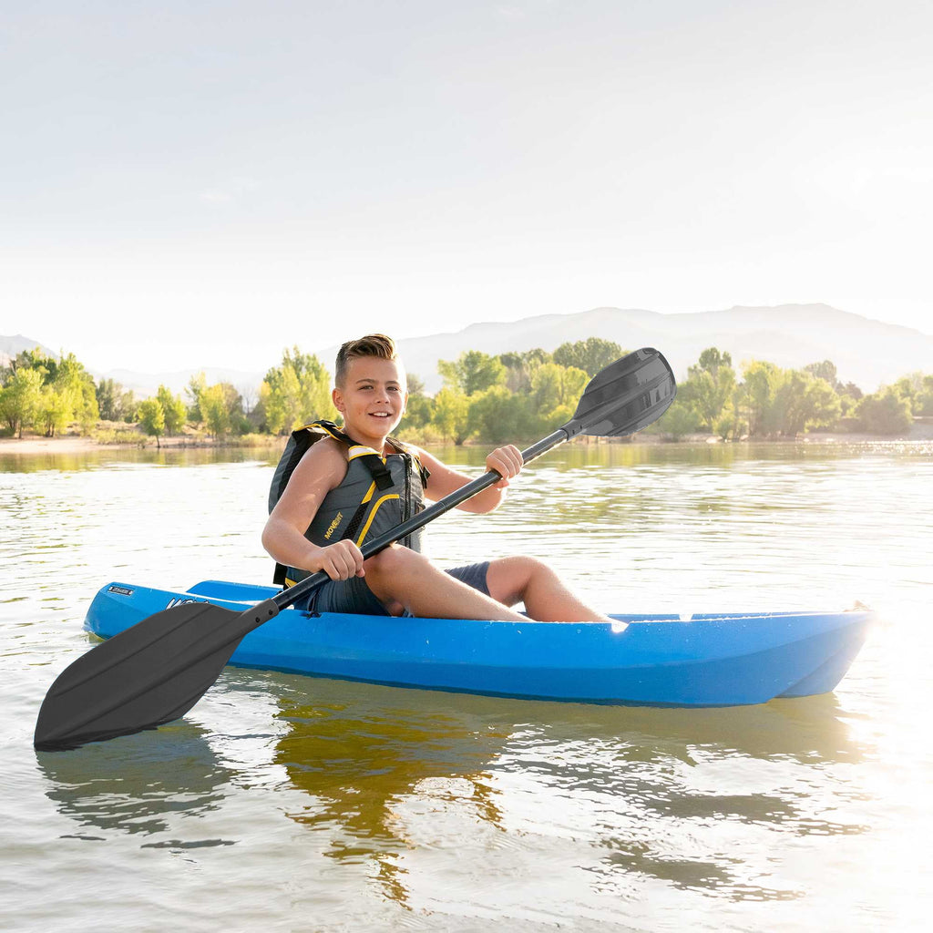 Lifetime Wave 6 ft Youth Sit-On-Top Kayak with Paddle, Fire Red (91401)