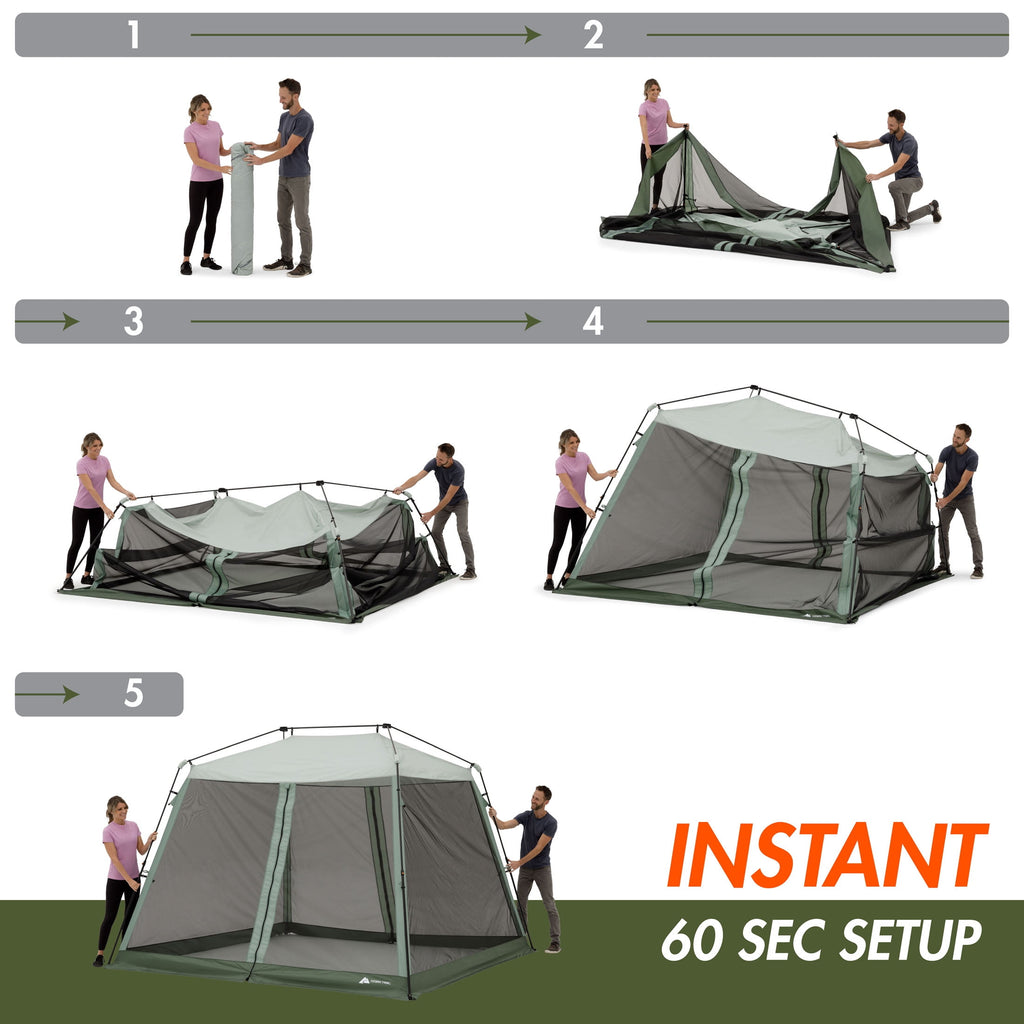 Ozark Trail 10' x 10' Instant Screen House with double hub