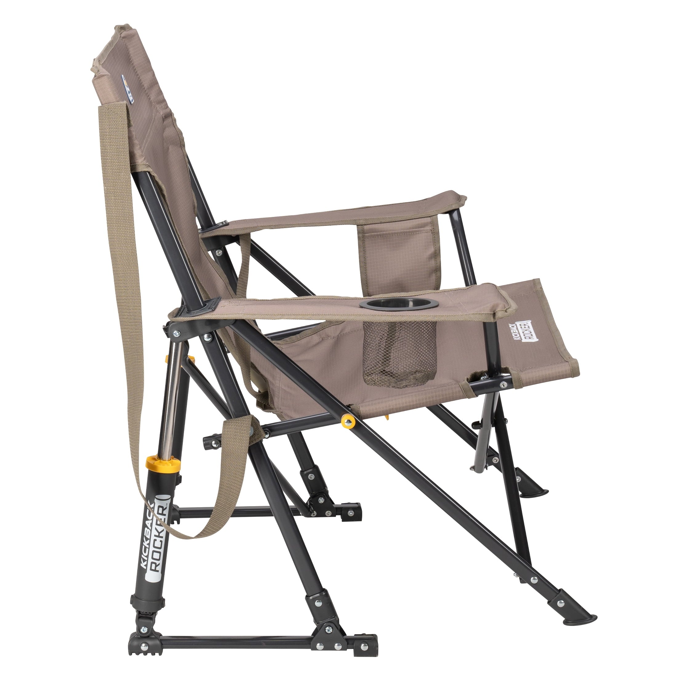 GCI Outdoor Kickback Rocker Low Profile Rocking Camp Chair, Summer Floral