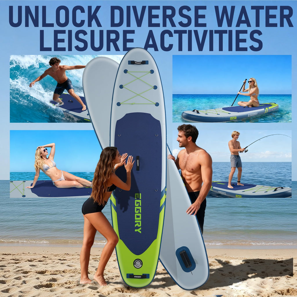 EGGORY 11ft Inflatable Paddle Board Ultra-Light Stand Up Paddle boards for all people with Premium SUP Accessories