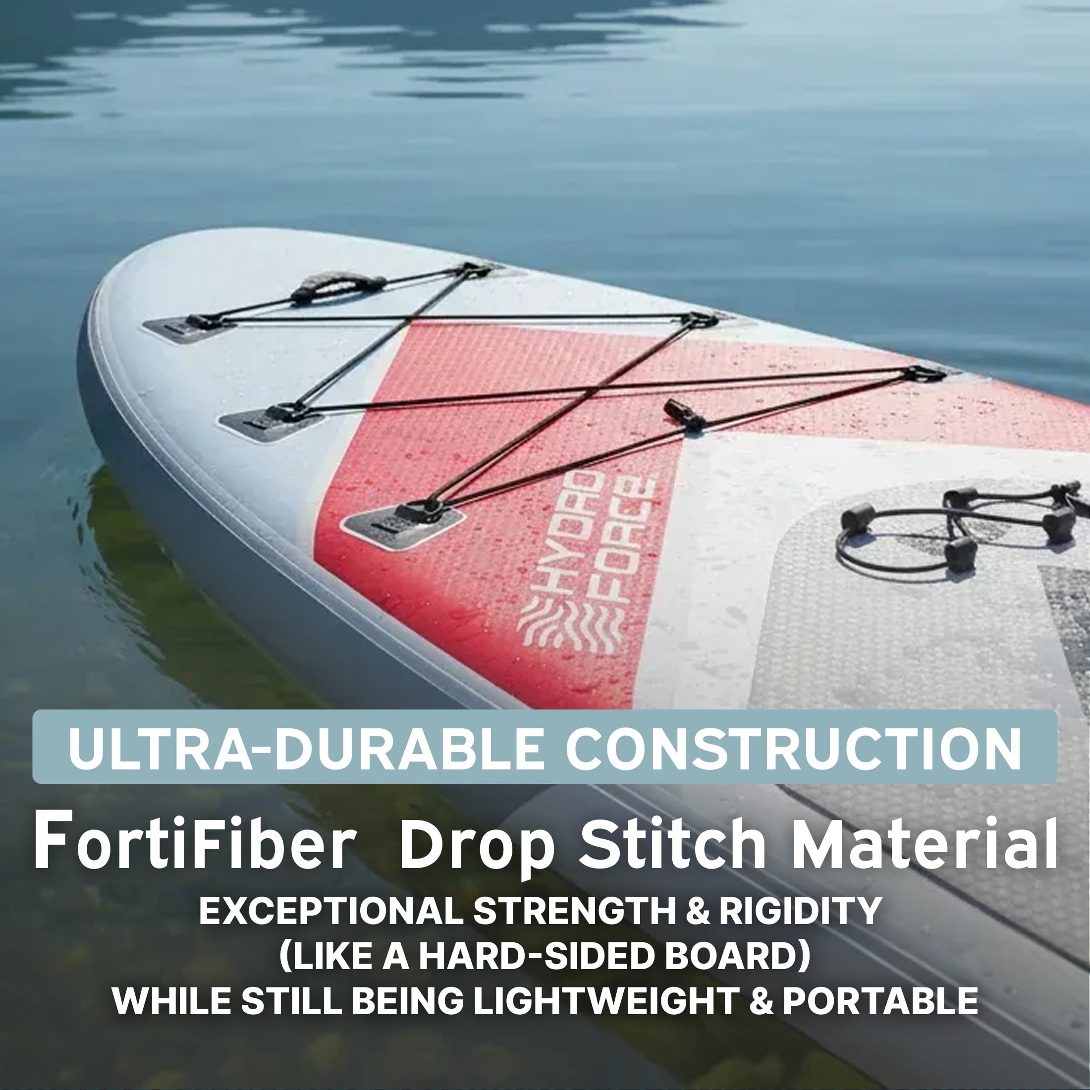 Hydro Force Solara Inflatable Stand-Up Paddleboard Set 10'