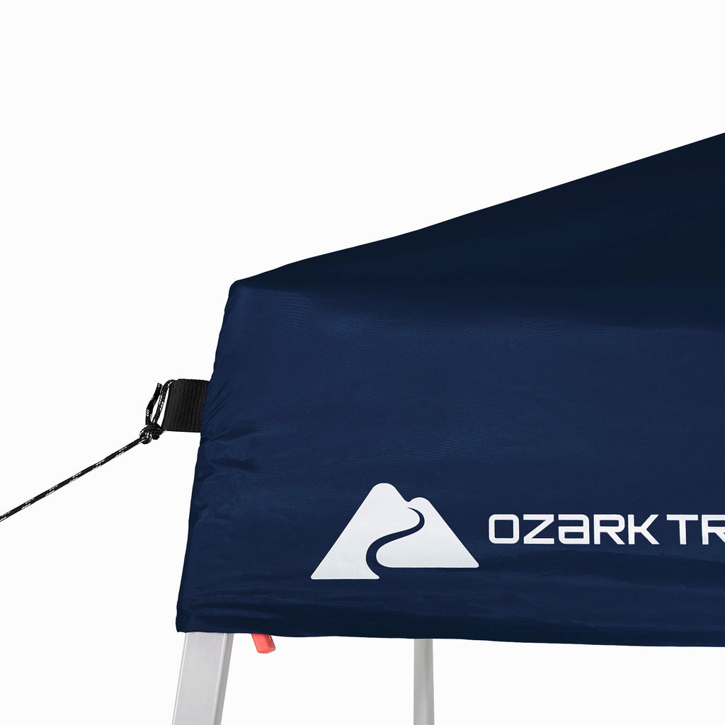 Ozark Trail 10' x 10' Instant Slant Leg Pop-up Outdoor Canopy, Blue