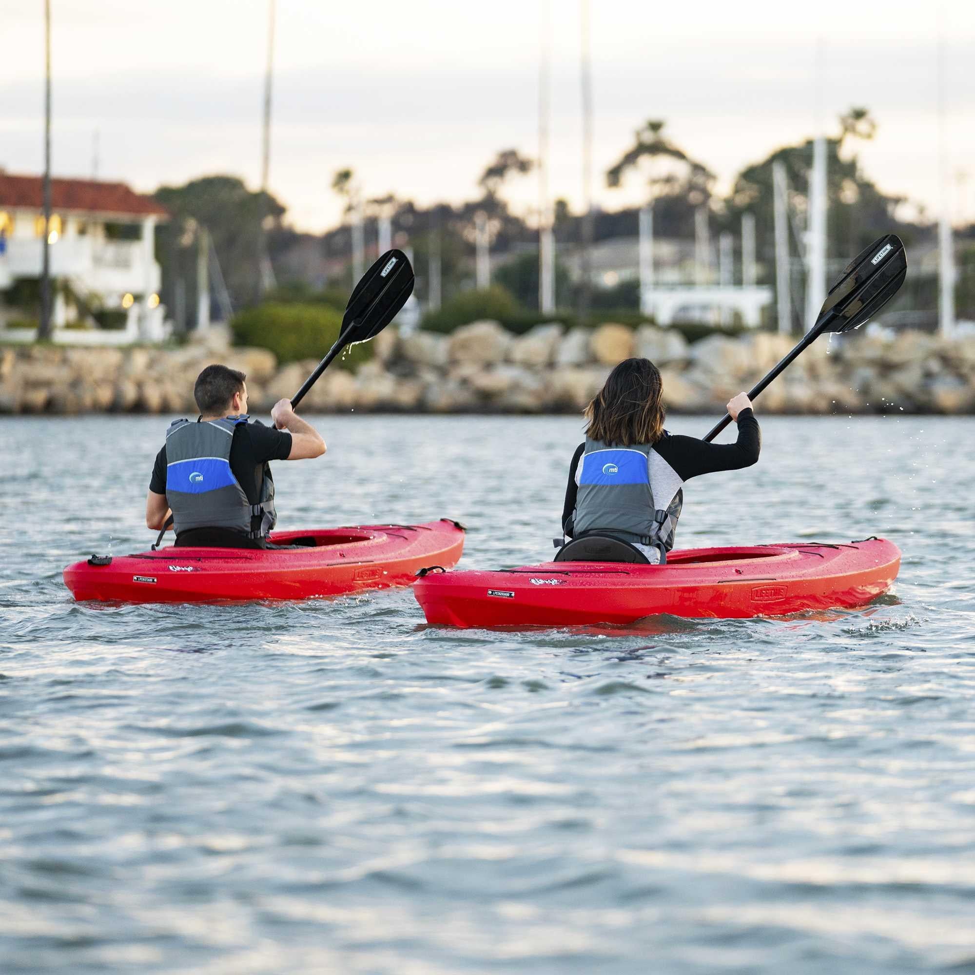 Lifetime Charger 10 ft Sit-Inside Kayak with Paddle, Seaside Dualtone (91349)