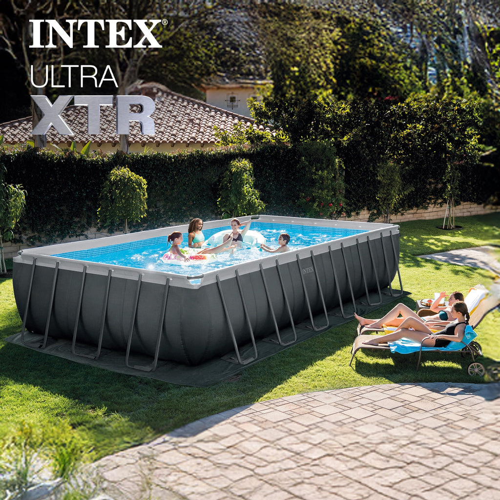 INTEX Ultra XTR 24' x 12' x 52 Above Ground Swimming Pool Set w/ Pump