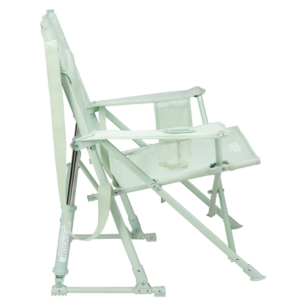 GCI Outdoor Kickback Rocker Low Profile Rocking Camp Chair, Summer Floral