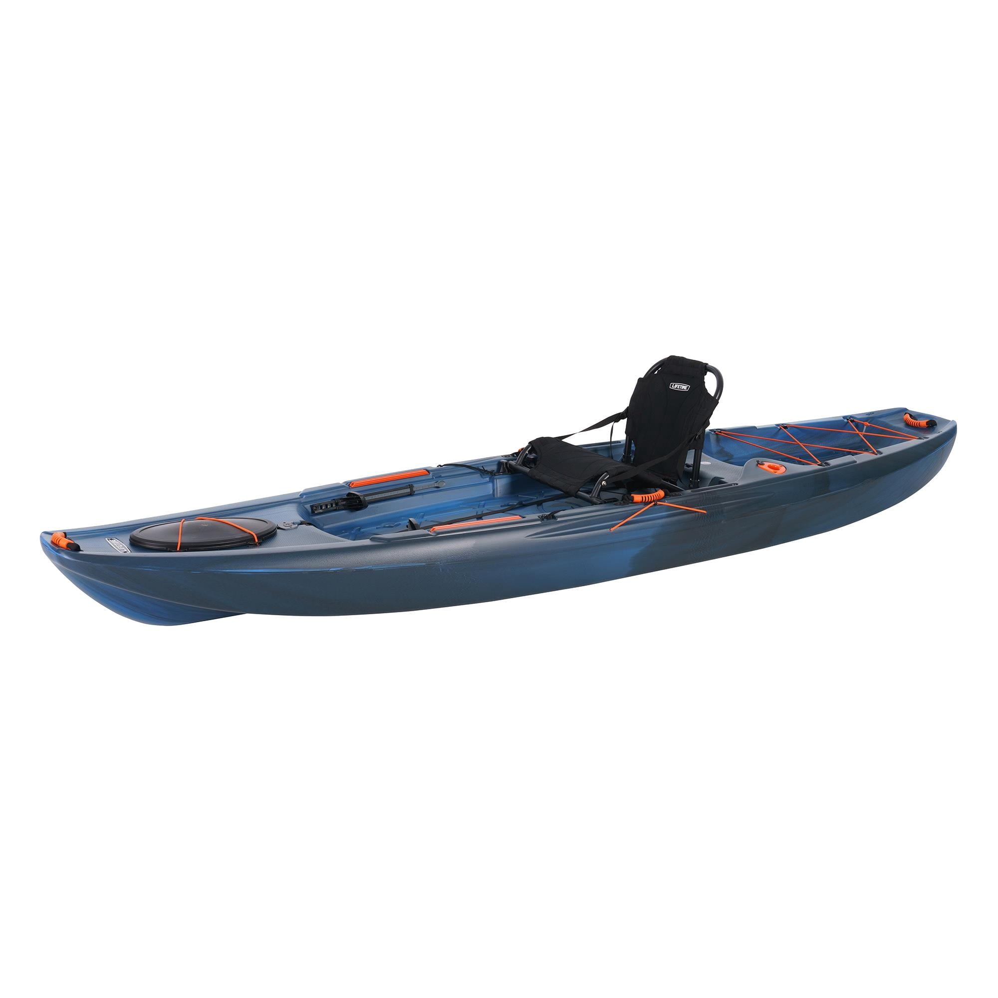 Lifetime Yukon Angler 11 ft. 6 in. Sit-on-Top Comfort Fishing Kayak, Lightning Fusion (90846)