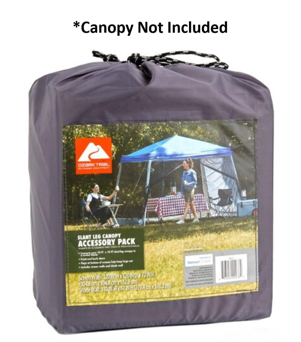 Ozark Trail Slant-Leg Canopy Accessory Pack, Gray (10' x 10' Slant-Leg Canopy Sold Separately)