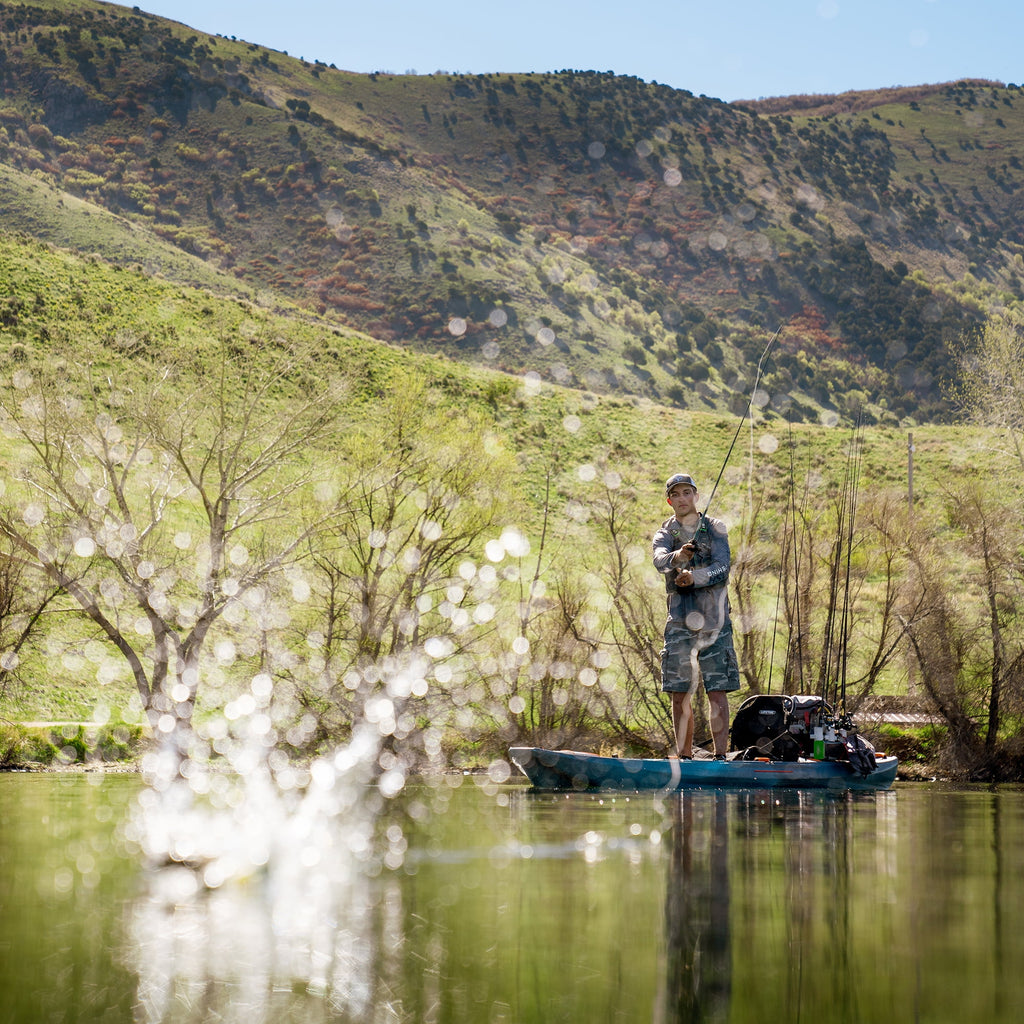 Lifetime Yukon Angler 11 ft. 6 in. Sit-on-Top Comfort Fishing Kayak, Lightning Fusion (90846)