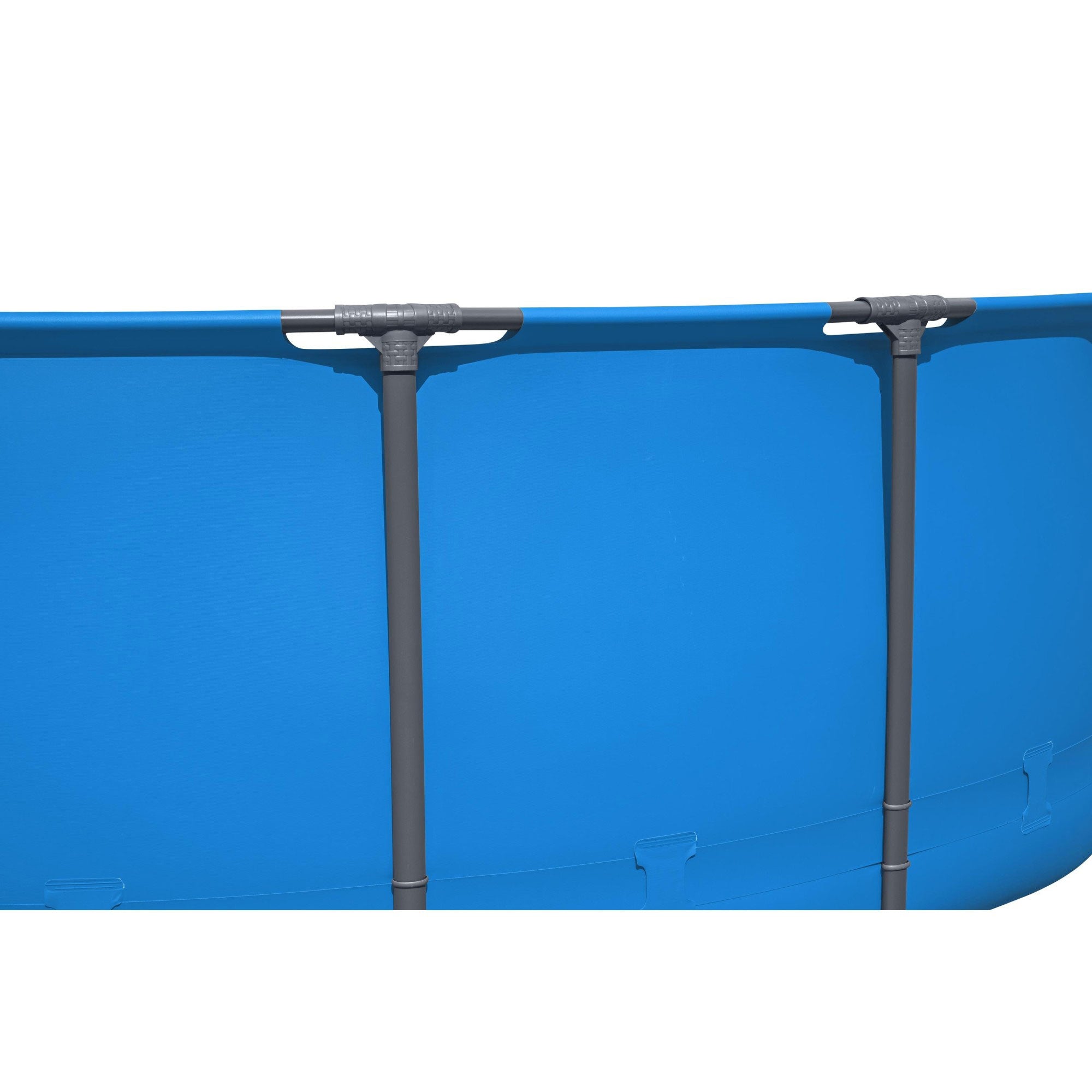 Bestway Steel Pro MAX 15' x 48 Round Above Ground Swimming Pool & Pool Ladder