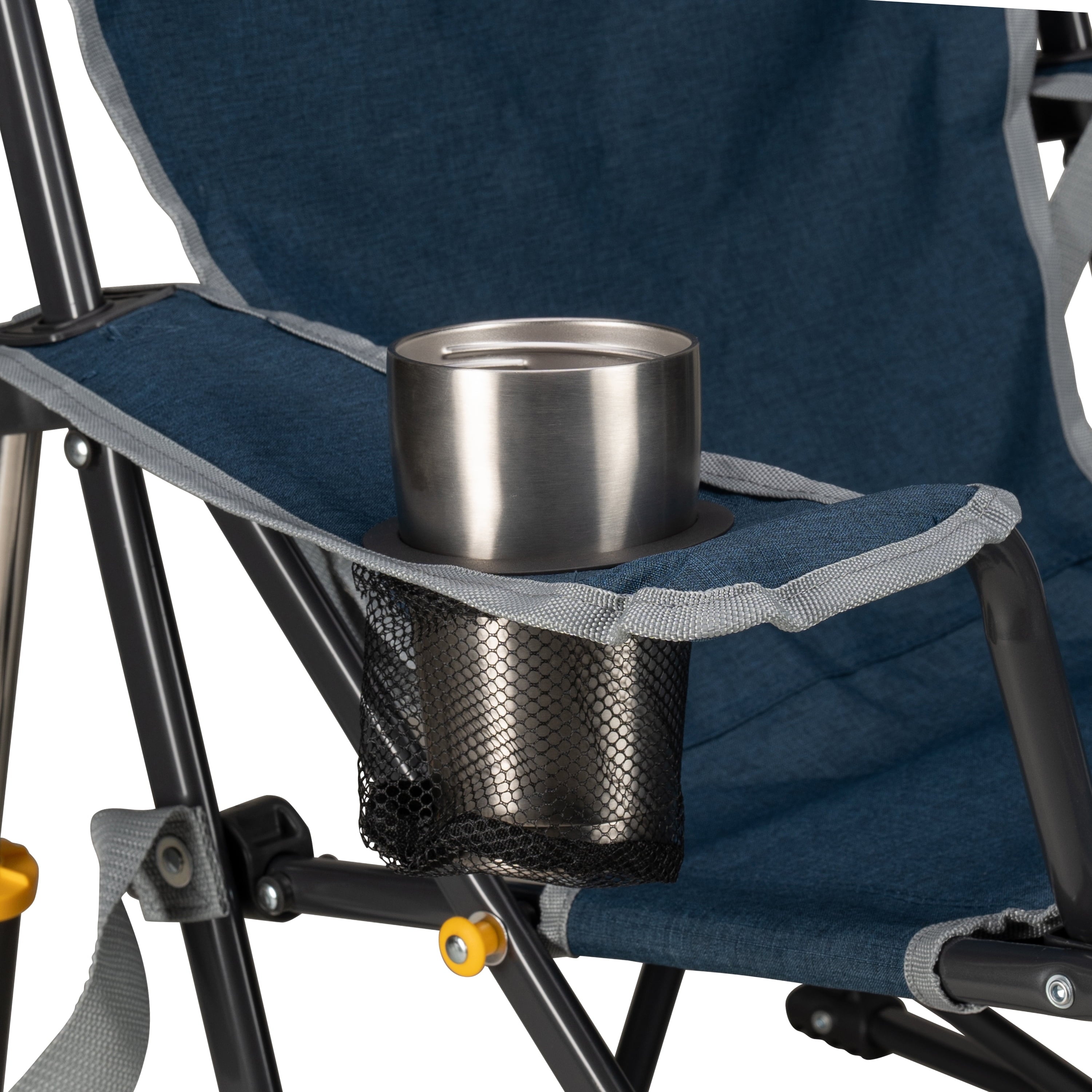 GCI Outdoor Kickback Rocker Low Profile Rocking Camp Chair, Summer Floral