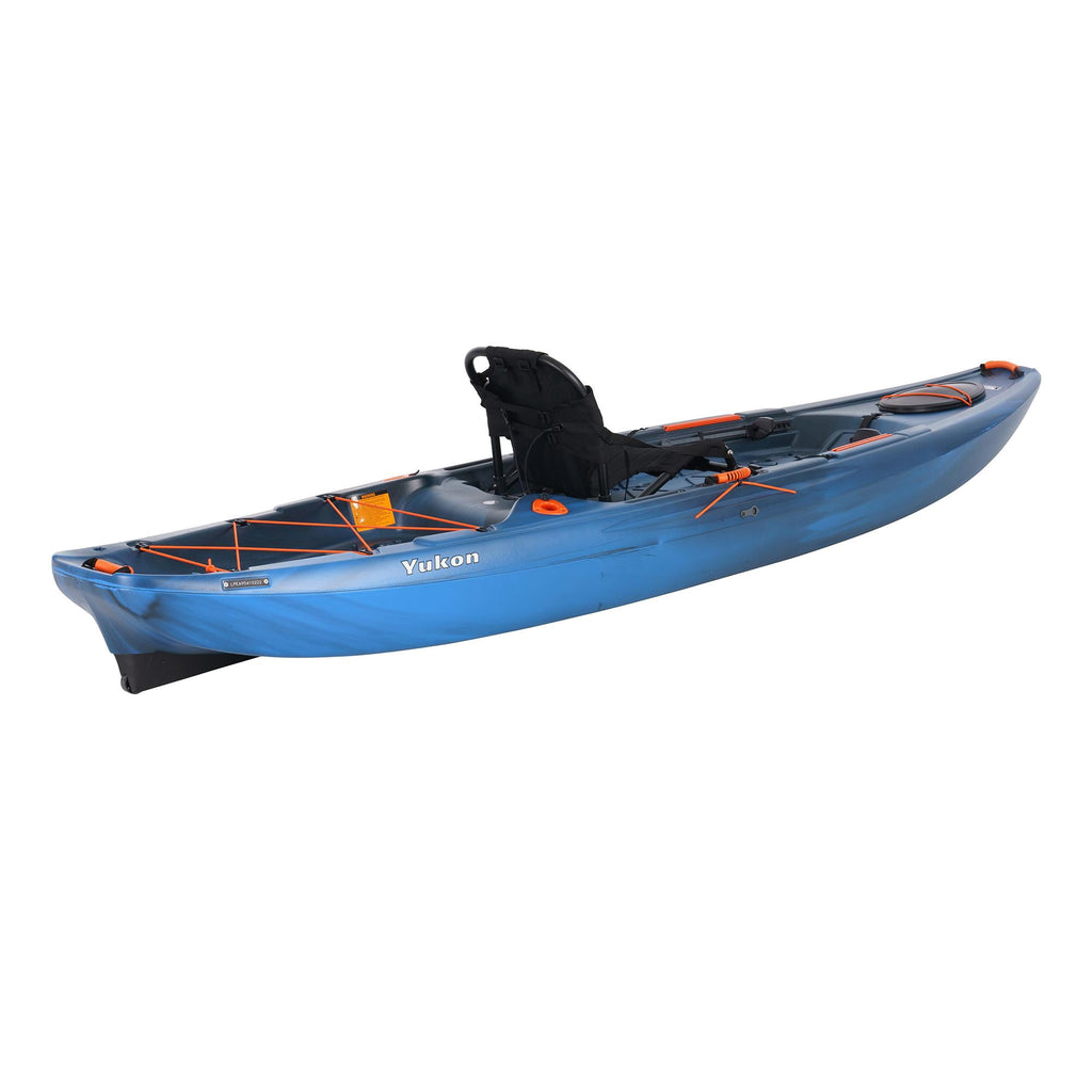 Lifetime Yukon Angler 11 ft. 6 in. Sit-on-Top Comfort Fishing Kayak, Lightning Fusion (90846)