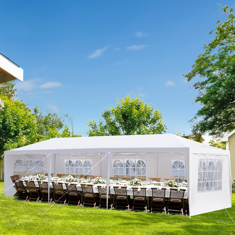 Ktaxon 10' X 30' Canopy Tent with 8 Side Walls for Party Wedding Camping and BBQ