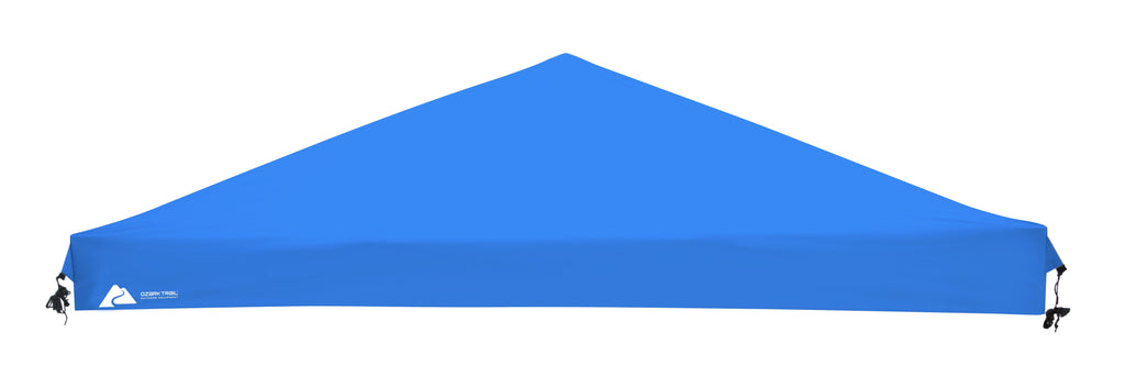 Ozark Trail 10' x 10' Instant Slant Leg Pop up Canopy Replacement Top Shading Cover, Blue ( Canopy Top Only)