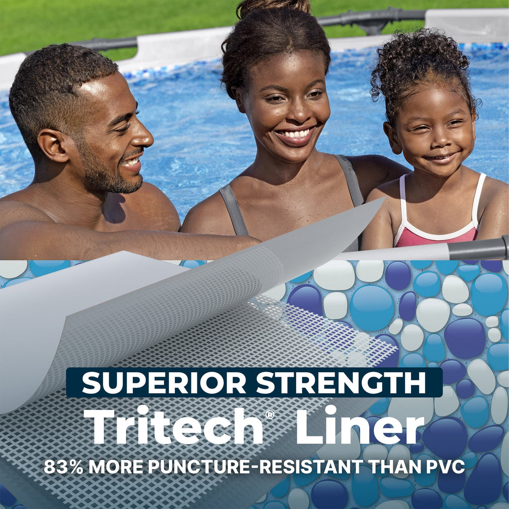 Bestway Steel Pro MAX 10'x30\ Metal Frame Above Ground Pool Set w/ Filter Pump & Cartridge