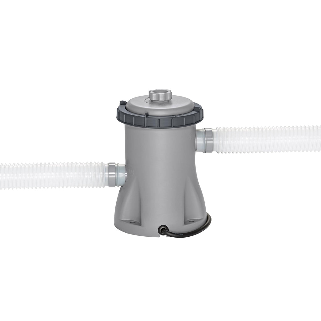 Bestway 12' x 30 Steel Pro Round Frame Above Ground Pool Set with Filter Pump