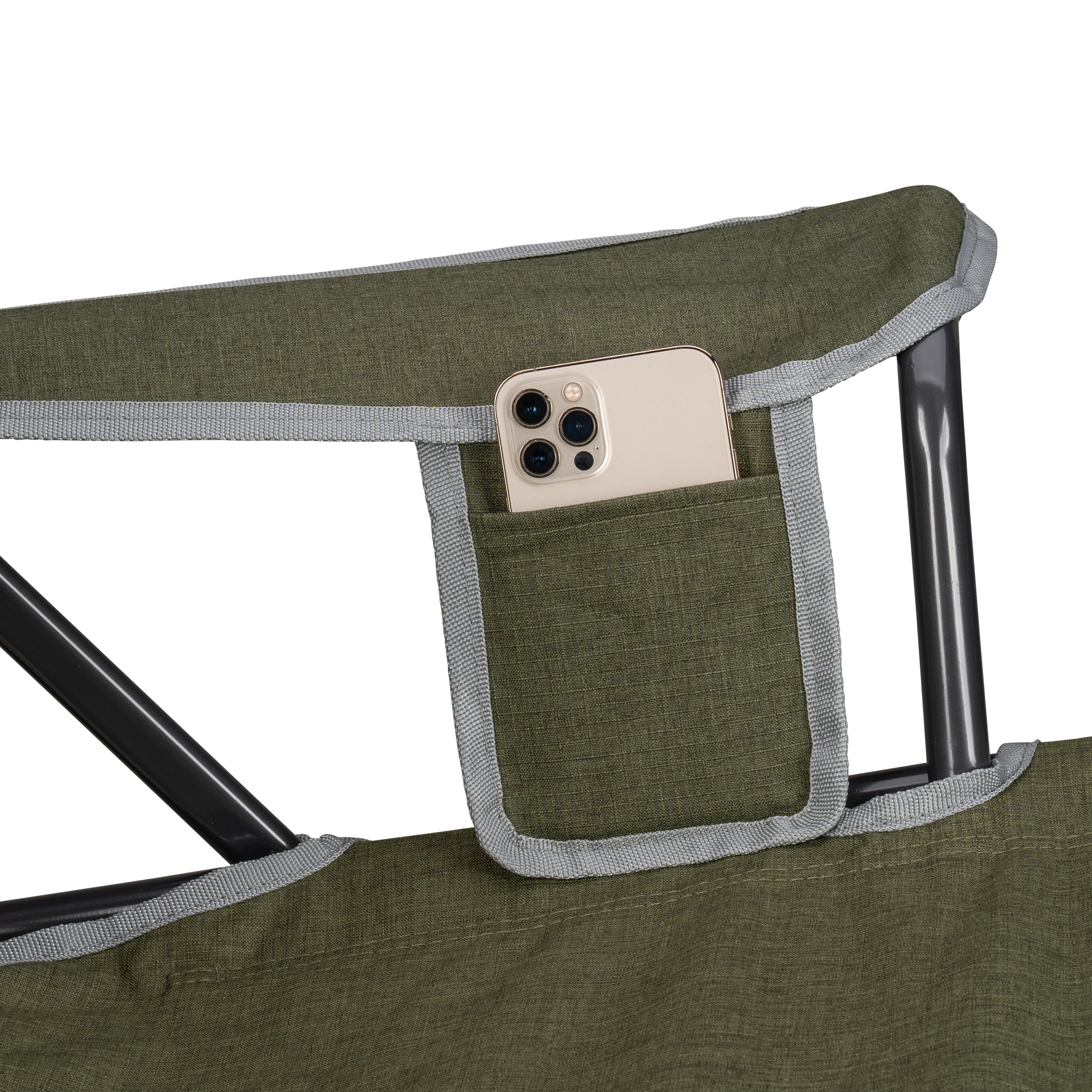GCI Outdoor Kickback Rocker Low Profile Rocking Camp Chair, Summer Floral