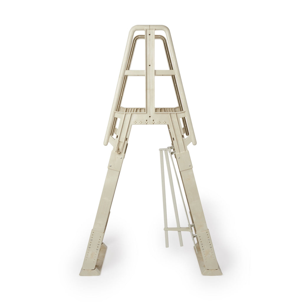 Vinyl Works Canada SLAW Slide Lock A Frame Above Ground Pool Ladder, White