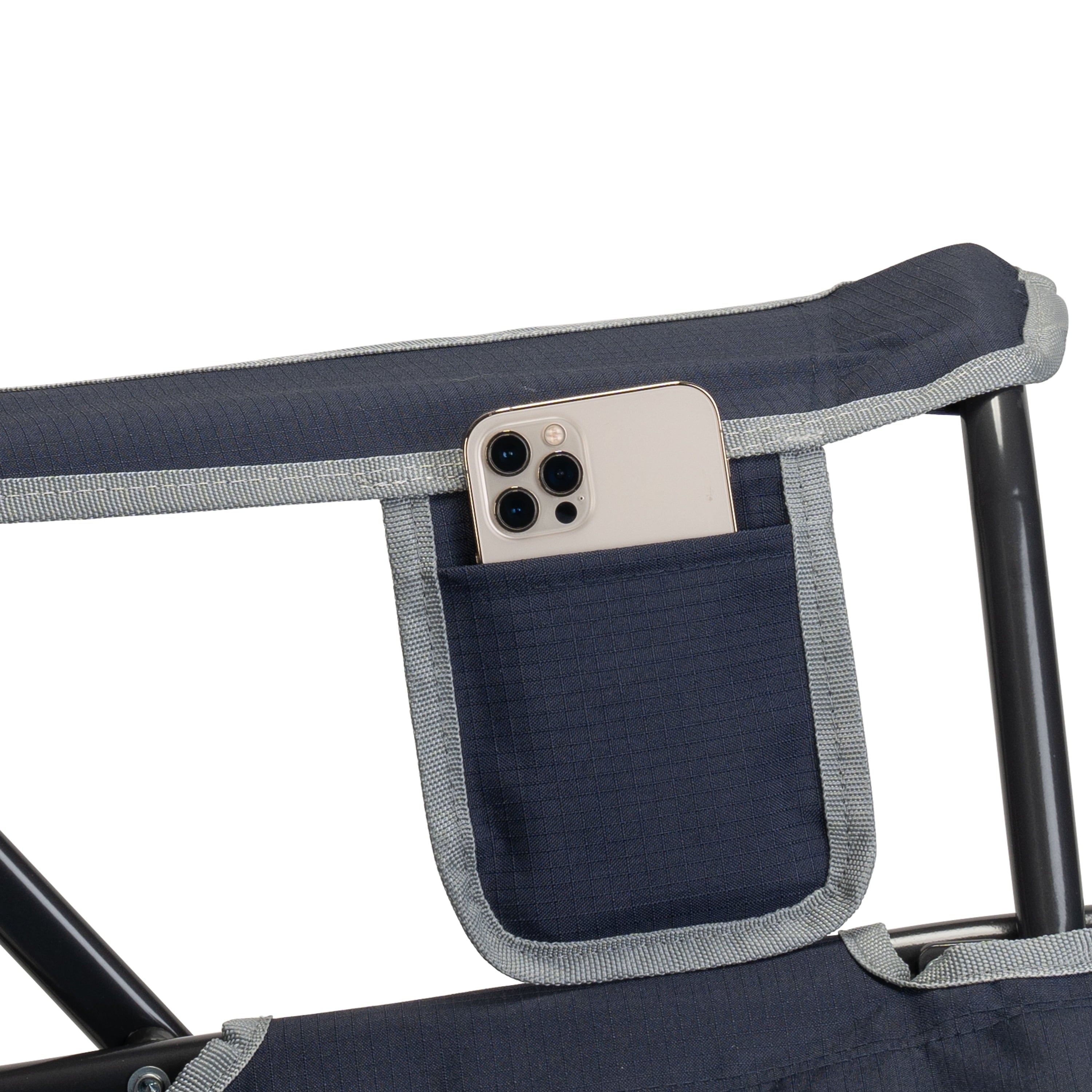 GCI Outdoor Comfort Pro Rocker Camping Chair with Mesh Backrest, Pastel Green Colorblock