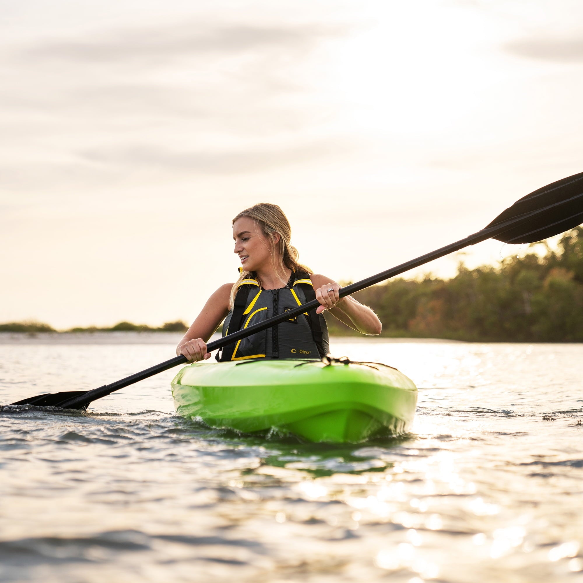 Lifetime Pacer 8 ft Sit-Inside Kayak with Paddle, Green (91032)