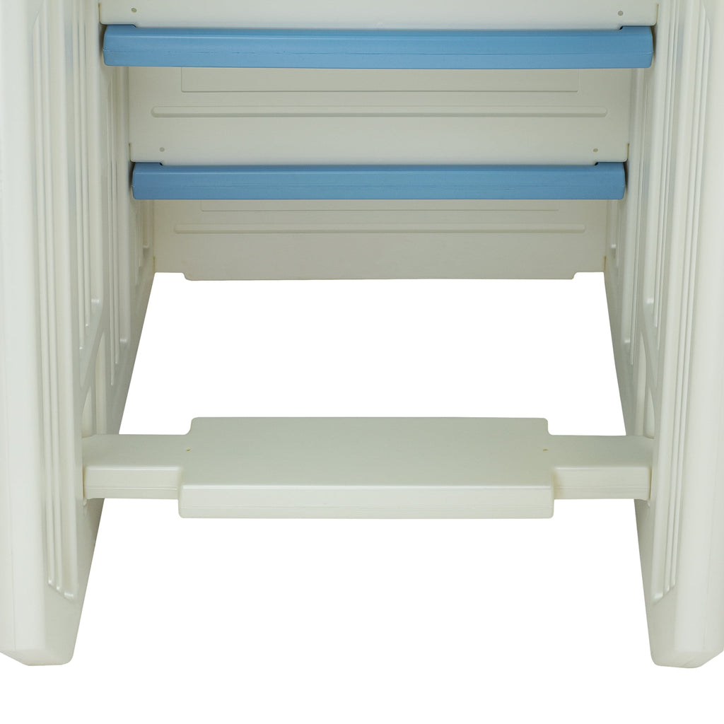 Aqua Select White Outside Flip-up Safety Ladder for Above Ground Pools 48-54H