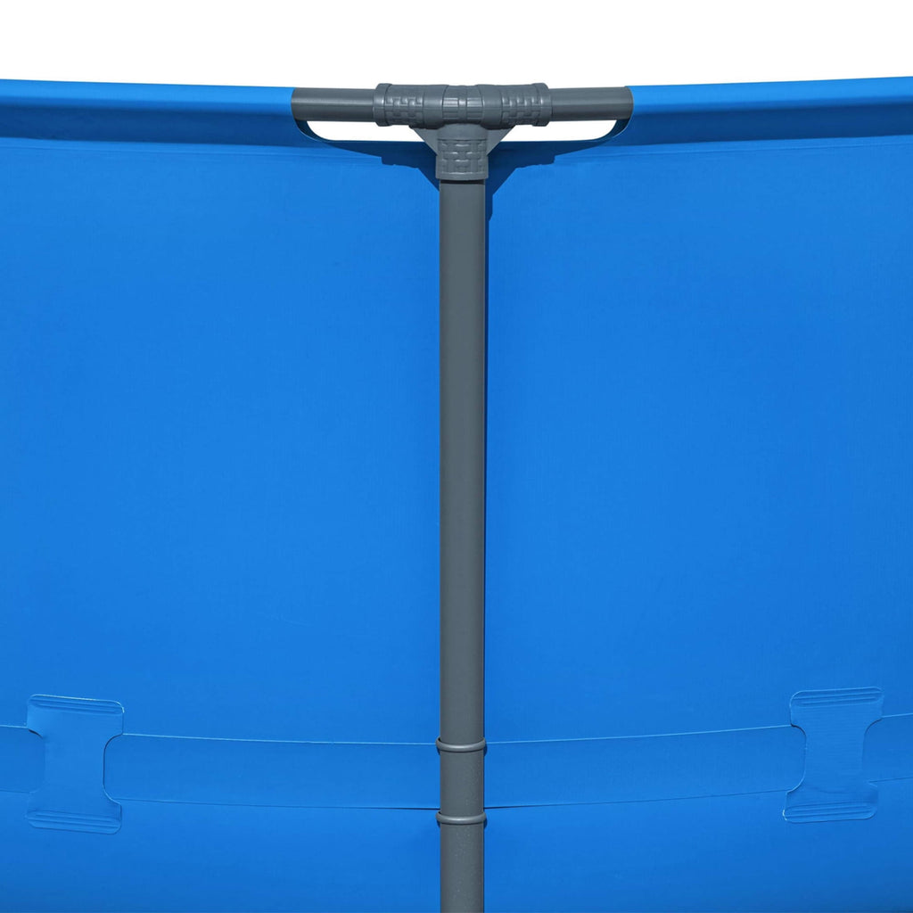 Bestway Steel Pro MAX 14’ x 42 Metal Frame Above Ground Pool, Blue, POOL ONLY