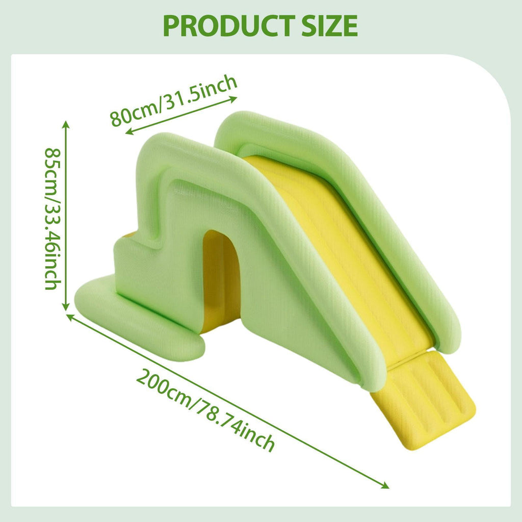 FashionCha Pool Slide Inflatable Water Slide for Kids for above Ground Pool Sports Yard