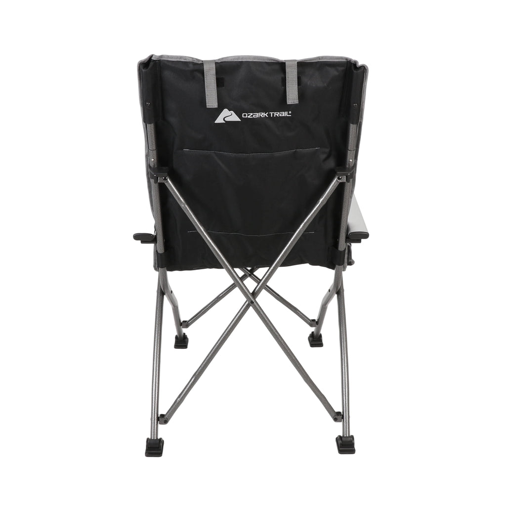 Ozark Trail High Back Camping Chair, Pink with Cupholder, Pocket, and Headrest, Adult