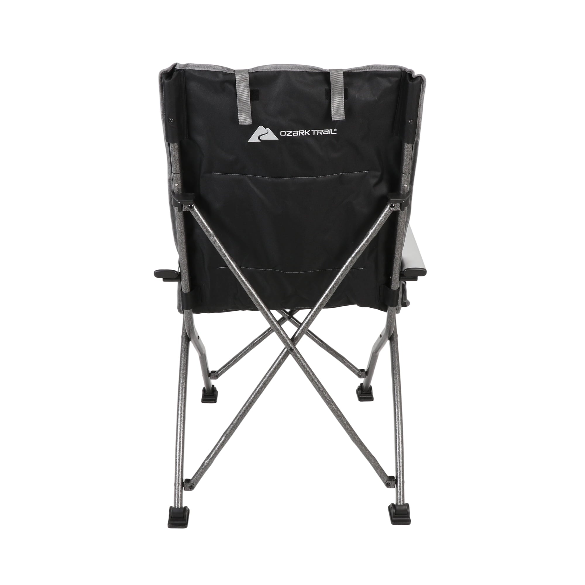 Ozark Trail High Back Camping Chair, Pink with Cupholder, Pocket, and Headrest, Adult