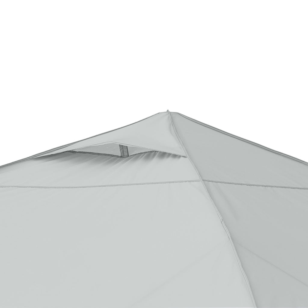 Ozark Trail 12' x 12' Instant Straight Leg Canopy for Camping - Gray