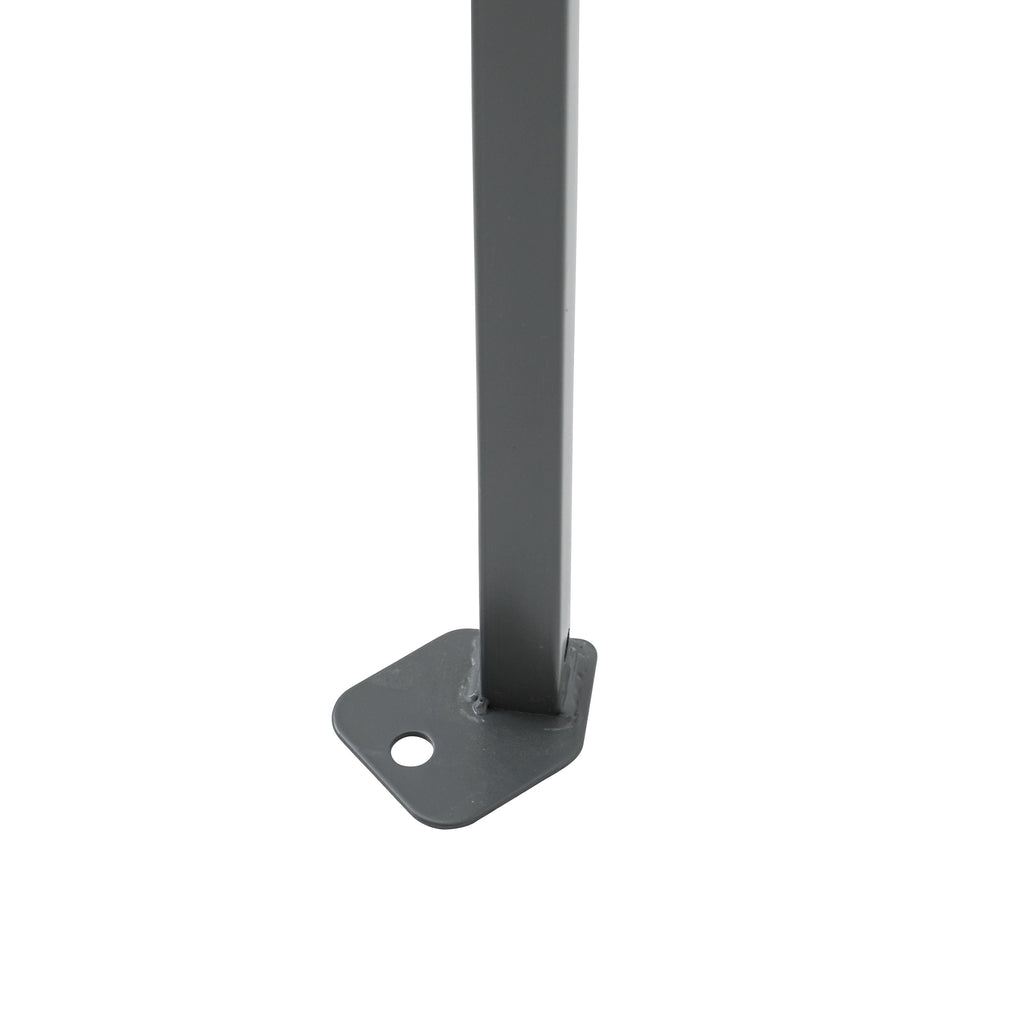 Ozark Trail 12' x 12' Instant Straight Leg Canopy for Camping - Gray