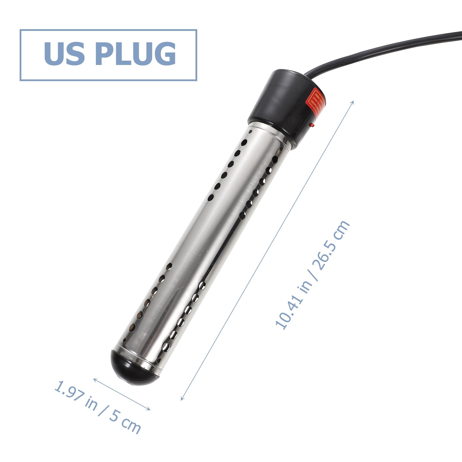 TOYMYTOY Above Ground Pool Water Heater with Stainless Steel for Even Heat Dissipation