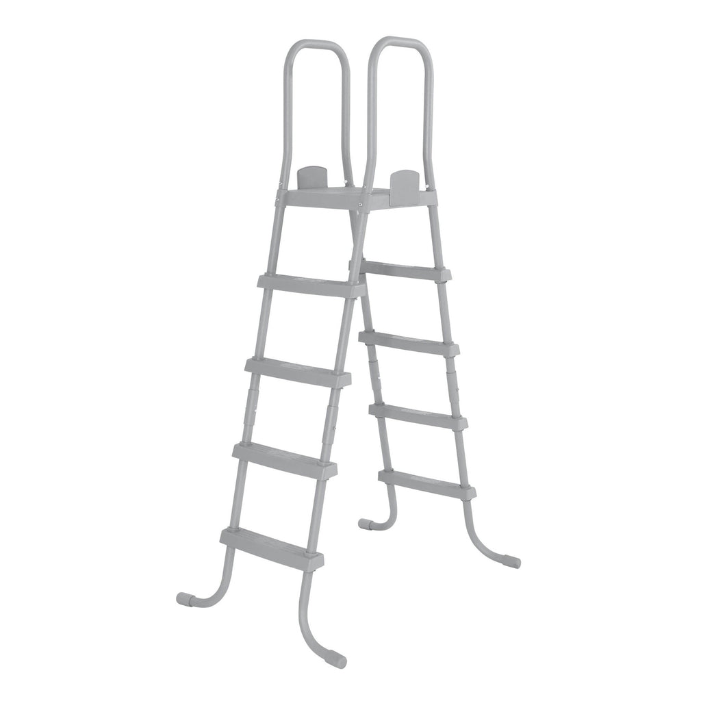 Coleman Power Steel 22’x52” Metal Frame Above Ground Pool w/ Pump, Ladder, & Cover, Gray