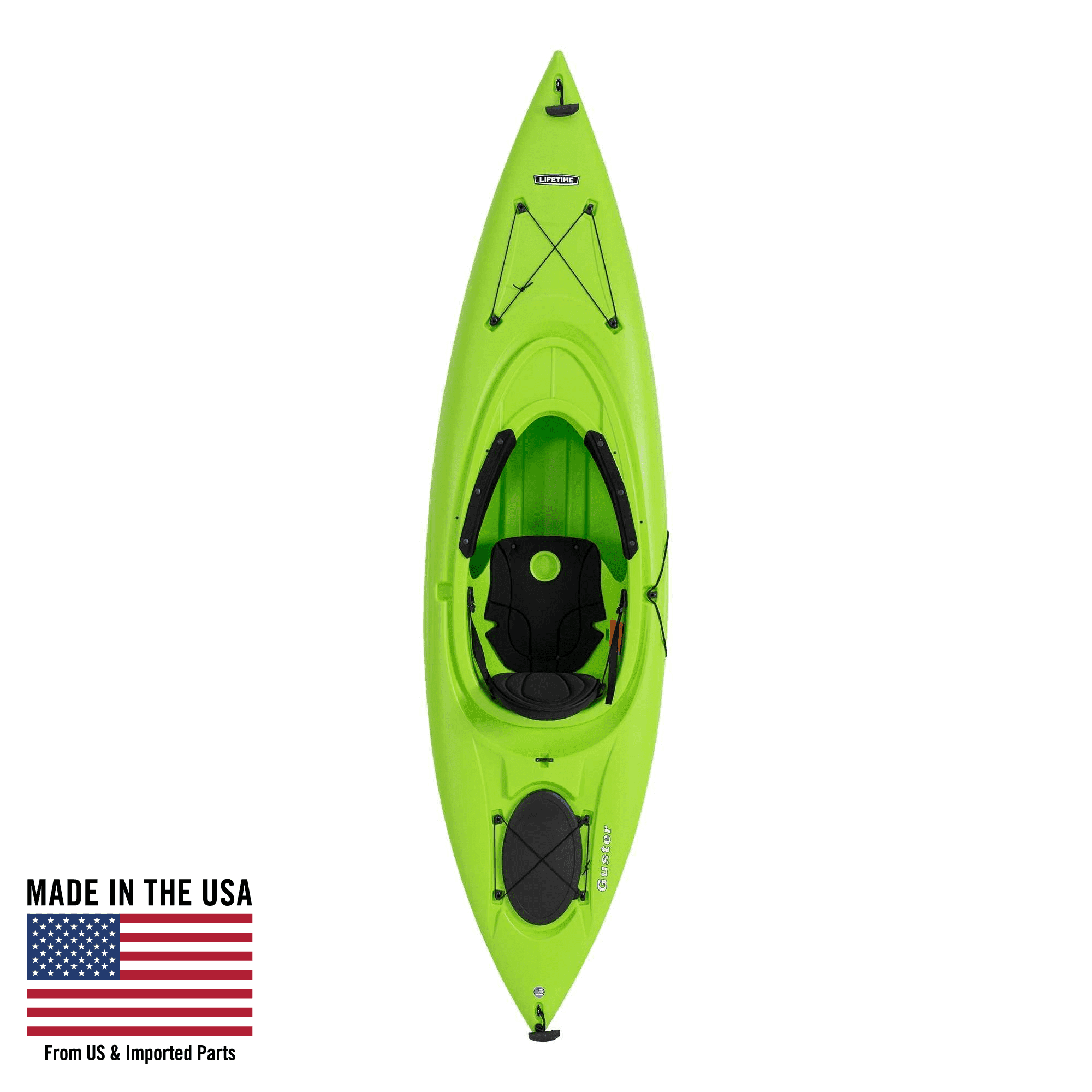 Lifetime Guster 10 ft Sit-Inside Kayak with Paddle, Emerald Fusion (91354)