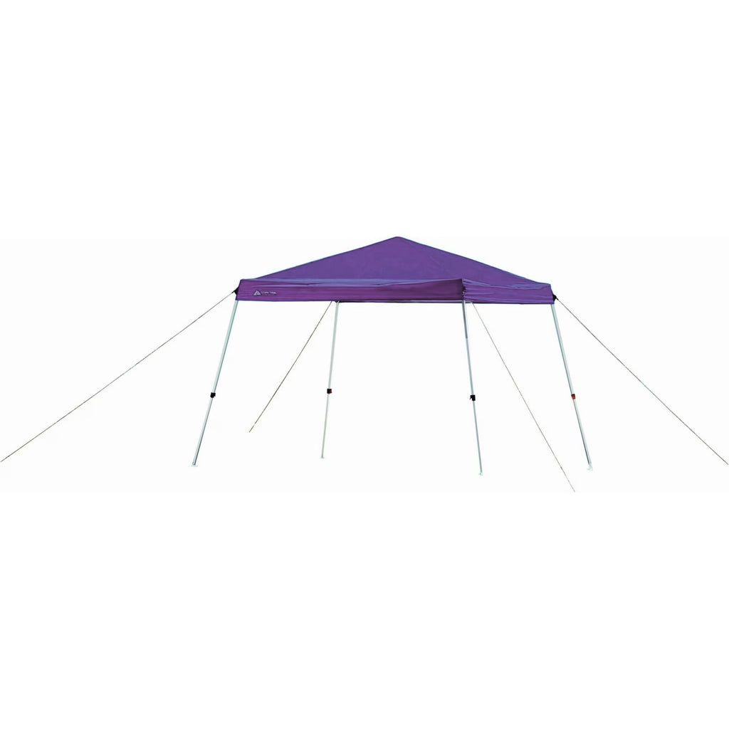Ozark Trail 10' x 10' Instant Slant Leg Pop-up Outdoor Canopy, Blue