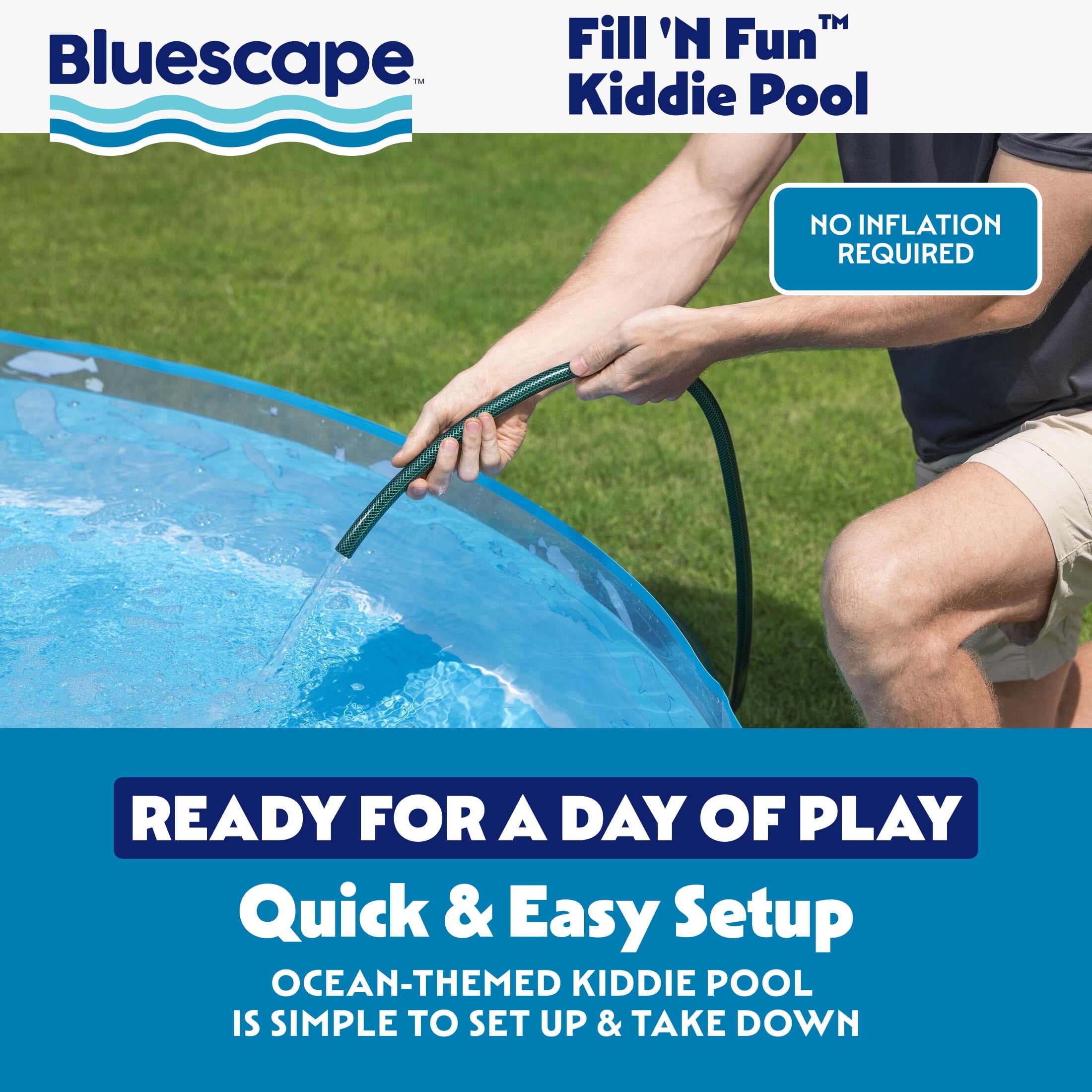 Bluescape Fill 'N Fun Play Pool 8' x 18