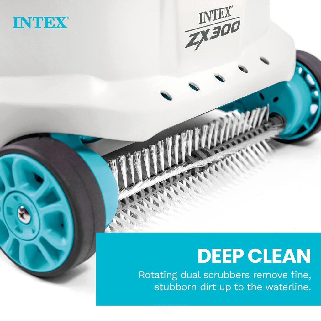 INTEX 18ft x 52in Ultra XTR Above Ground Swimming Pool, Sand Filter Pump, & Automatic Vacuum Cleaner